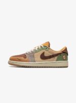 کتونی نایکی اورجینال مدل وودوو Jordan 1 Retro Low OG Voodoo