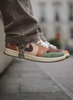 کتونی نایکی اورجینال مدل وودوو Jordan 1 Retro Low OG Voodoo - Image 9