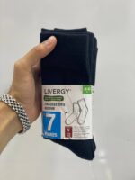 پک 7 جفتی جوراب نخی ساق بلند مردانه برند Livergy (لیورجی) - Image 3