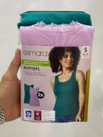 پک 2 عدد تاپ کبریتی زنانه برند Esmara (اسمارا)