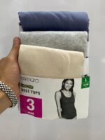 پک 3 عدد تاپ نخی زنانه برند Esmara (اسمارا)