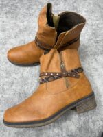بوت چرمی اورجینال زنانه برند فوت فلکس (Foot Flexx) - Image 5