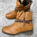 بوت چرمی اورجینال زنانه برند فوت فلکس (Foot Flexx)