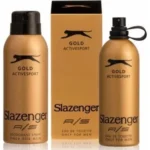 ست ادکلن و اسپری ورزشی مردانه اورجینال مدل Gold برند Slazenger - Image 7