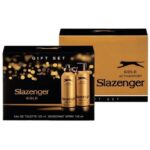ست ادکلن و اسپری ورزشی مردانه اورجینال مدل Gold برند Slazenger