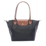 کیف زنانه رنگ مشکی اورجینال سایز M برند لانگ چمپ Longchamp