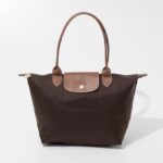 کیف زنانه رنگ قهوه ای سوخته اورجینال سایز M برند لانگ چمپ Longchamp