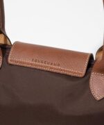کیف زنانه رنگ قهوه ای سوخته اورجینال سایز M برند لانگ چمپ Longchamp - Image 3
