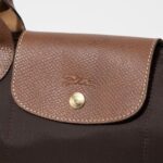 کیف زنانه رنگ قهوه ای سوخته اورجینال سایز M برند لانگ چمپ Longchamp - Image 5