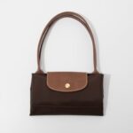 کیف زنانه رنگ قهوه ای سوخته اورجینال سایز M برند لانگ چمپ Longchamp - Image 6
