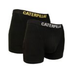 پک 2 عددی شورت نخی باکسر مردانه برند کاترپیلار - Caterpillar