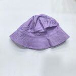 کلاه باکت دو رو رنگ یاسی و شطرنجی جذاب زنانه برند Six - Image 3