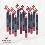 رژلب مدادی مات در 8 کد رنگ برند گابرینی Gabrini