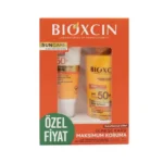 ست کرم و اسپری ضد آفتاب بی رنگ SPF50 مناسب پوست نرمال و چرب برند بیوکسین - Bioxcin