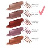کیت رژلب مایع و مداد لب مات گلدن رز مدل Rose Taupe (رز تاپ) | رژ لب نود صورتی مات با ماندگاری بالا - Image 3
