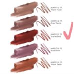 کیت رژلب مایع و مداد لب مات گلدن رز مدل Scarlet Red (اسکارلت رد) | رژ لب قرمز مات با ماندگاری بالا - Image 4