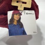 کلاه کپ زنانه اورجینال مدل کبریتی رنگ زرشکی برند I am - Image 3
