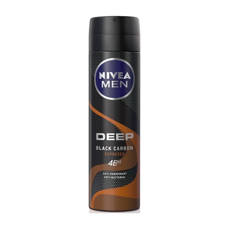 خرید اسپری ضد تعریق مردانه نیوا مدل Deep Black Carbon Espresso حجم 150 میلی لیتر اسپری ضد تعریق مردانه نیوا مدل Deep Black Carbon Espresso حجم 150 میلی لیتر | دئودورانت نیوا مردانه - Image 1