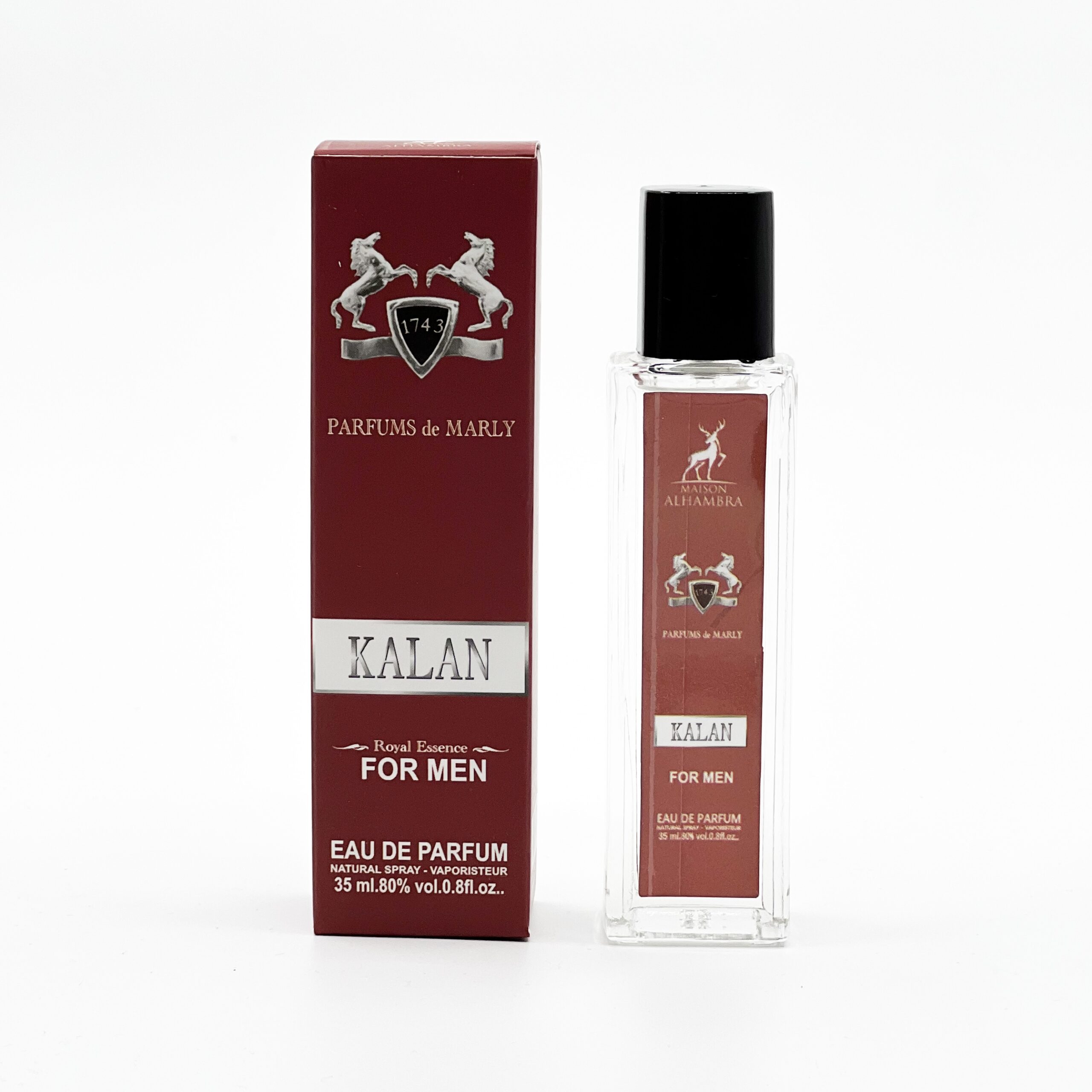 کالن مینی ادکلن مردانه اورجینال الحمبرا رایحه کالن (Parfums de Marly Kalan) حجم 35 میل - Image 1