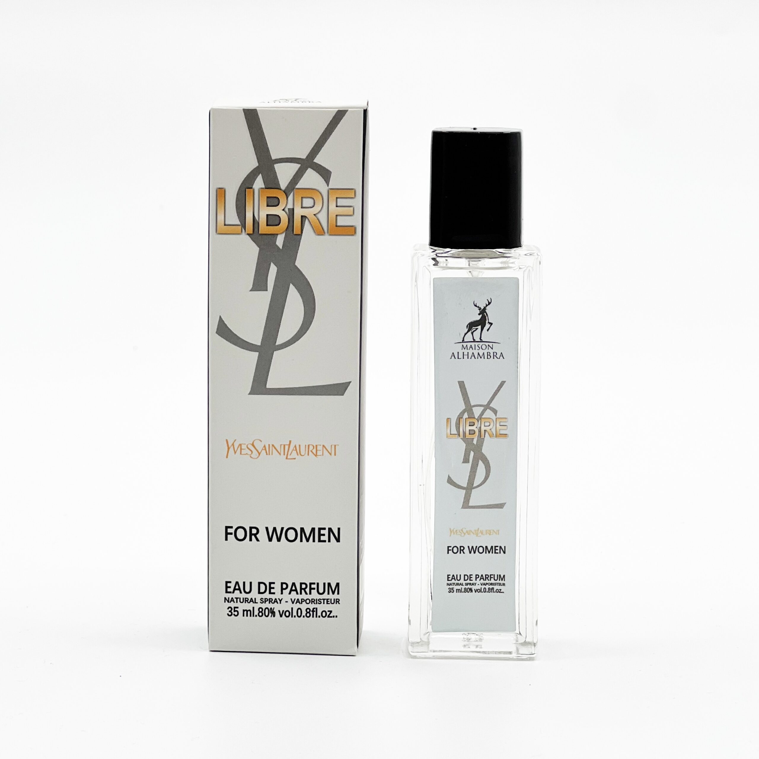 لیبره مینی ادکلن زنانه اورجینال الحمبرا رایحه لیبره (YSL Libre) حجم 35 میل - Image 1