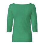 بلوز نخی آستین سه ربع زنانه رنگ سبز برند اسمارا (esmara) - Image 4