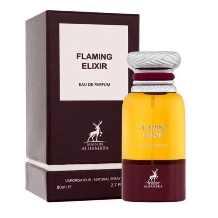 ادکلن الحمبرا ادکلن الحمبرا تام فورد چری اسموک 80 میل | Maison Alhambra Flaming Elixir - Image 1